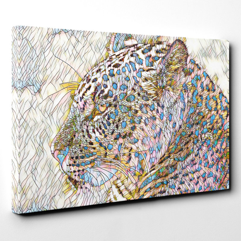 Jaguar - Wrapped Canvas, 40cm H x 60cm W
