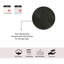 Tapis pour salle de bain contourné 100% coton 20 po x 20 po Bruss-93139004