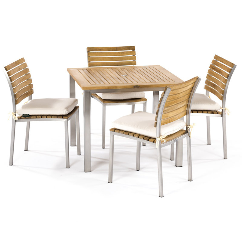 Westminster Teak Outdoor Square Teak Bistro Table