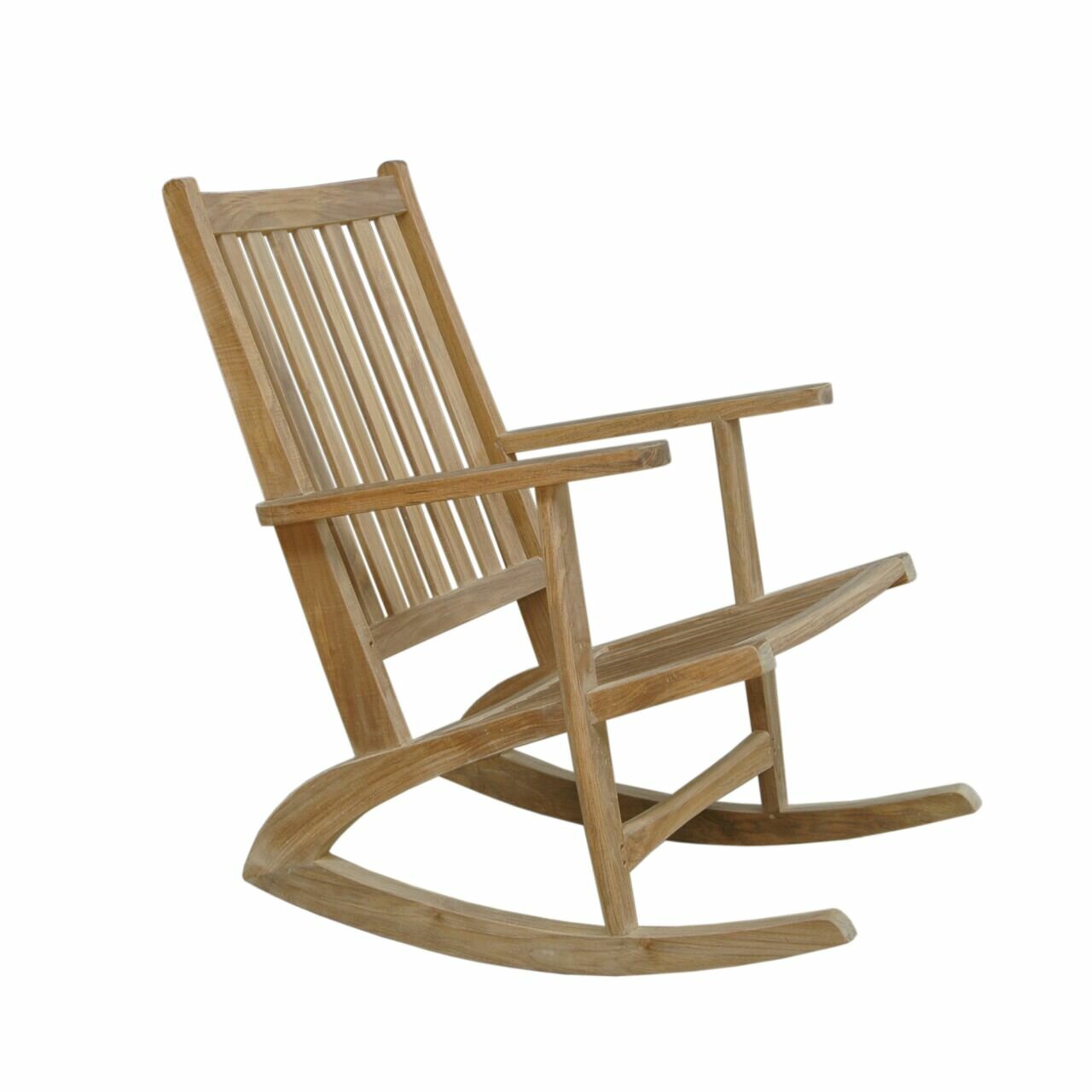 Foundry Select Bollman Teak Outdoor Rocker Chair | Wayfair