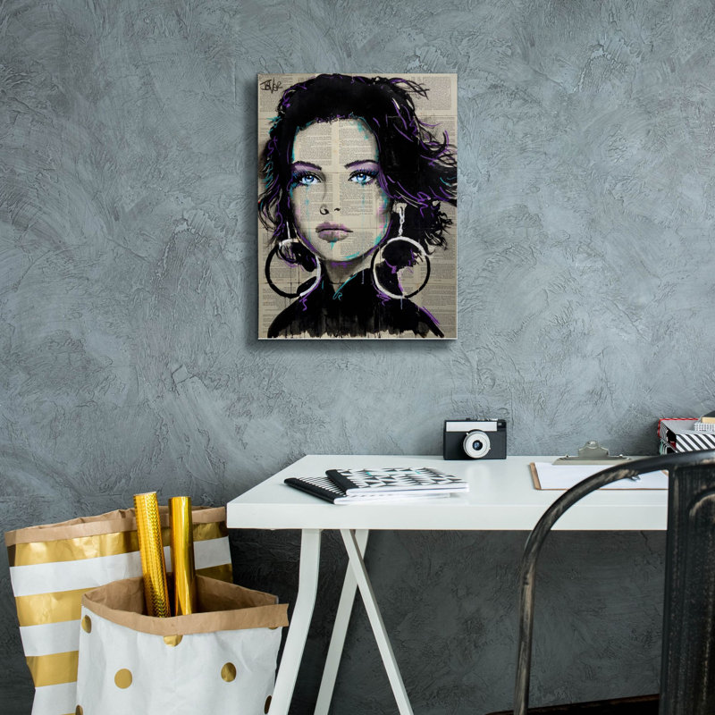 'Hoops' by Loui Jover Canvas Wall Art