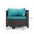 8 - Person Outdoor Furniture Rattan Patio Set With PE Rattan Base Fire Pit Table And Coffee Table-2006779891