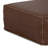 Brody 36"W Vegan Leather Extra Large Square Coffee Table Pouf-1168891354