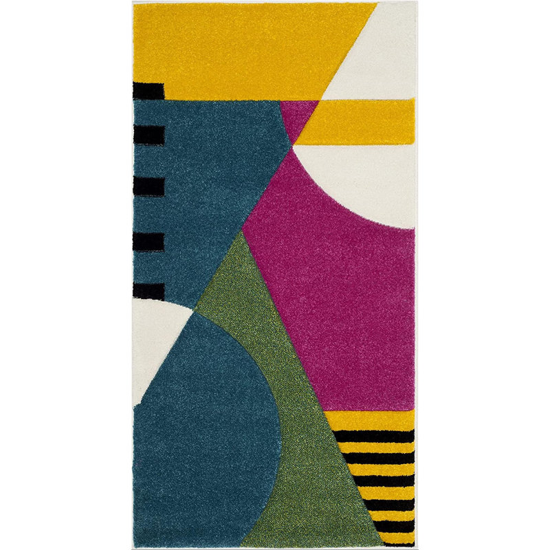 Menelaus Performance Geometric Rug, Rectangle 2'3" x 4'