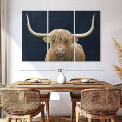 Vache Brampt Highland bleu marine