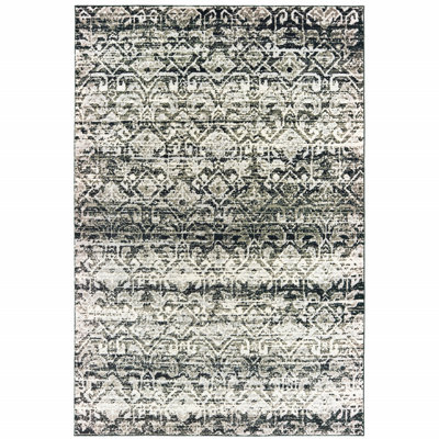 Tapis bleu marine / noir Laurie