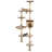 vidaXL Cat Tree Particle board, plush, sisal rope-1635508384