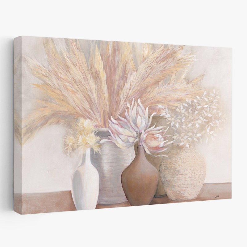 Nature morte, ferme et jardin modernes, H 60 po x l 40 po