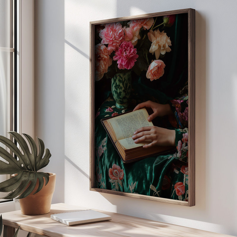 Stunning Decorative Framed MDF Painting, 13.8 x 18.5 x 0.8 inches | 100% MDF with 3 mm Thickness, Elegant Pine Wood Frame | UV Printed Artwork for Home Decor, Perfect for Living Room & Bedroom Accent