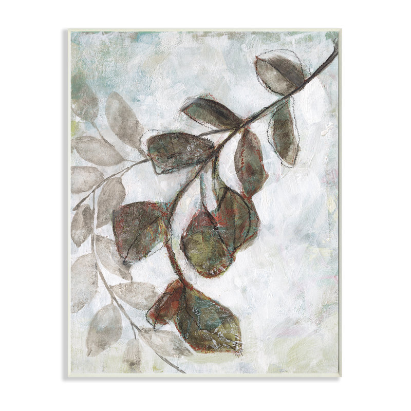 Feuilles d'automne d'automne, H 15 po x l 10 po, Plaque murale