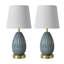 Modern Ceramic Table Lamp Usb For Living Room, Bedroom And Study (Set Of 2)-332134236