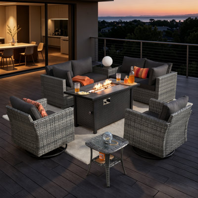 Ensemble de conversation modulaire avec coussins Hop