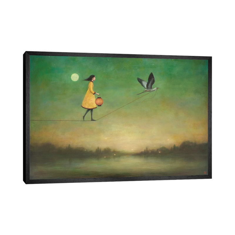 Blue Moon Expedition by Duy Huynh - Print on Canvas, 101.6 cm H x 66.04 cm W, Black Framed