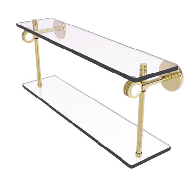 Tablette murale double verre Margolis