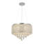Lustre 9 lumières avec abat-jour en cristal Darwin