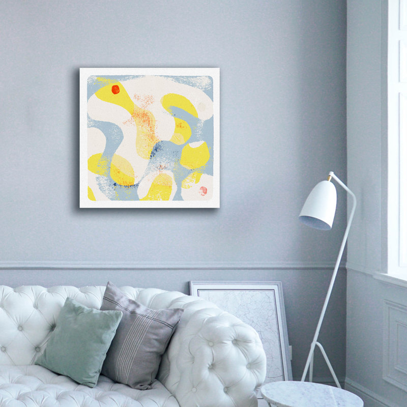  «Mixed Serendipity 3» par Laura Gibson, art mural sur toile, 37 po x 37 po, H 37 po x l 37 po