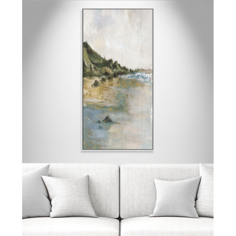 «Cordoba Tide’s Edge» par, H 61,5 po x l 31,5 po, Blanc
