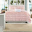 Elegant Polyester Bedding Sets, Blush Ruffle Design For Home Comfort