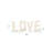 Just Say "Love" Sculpture in Polyresin