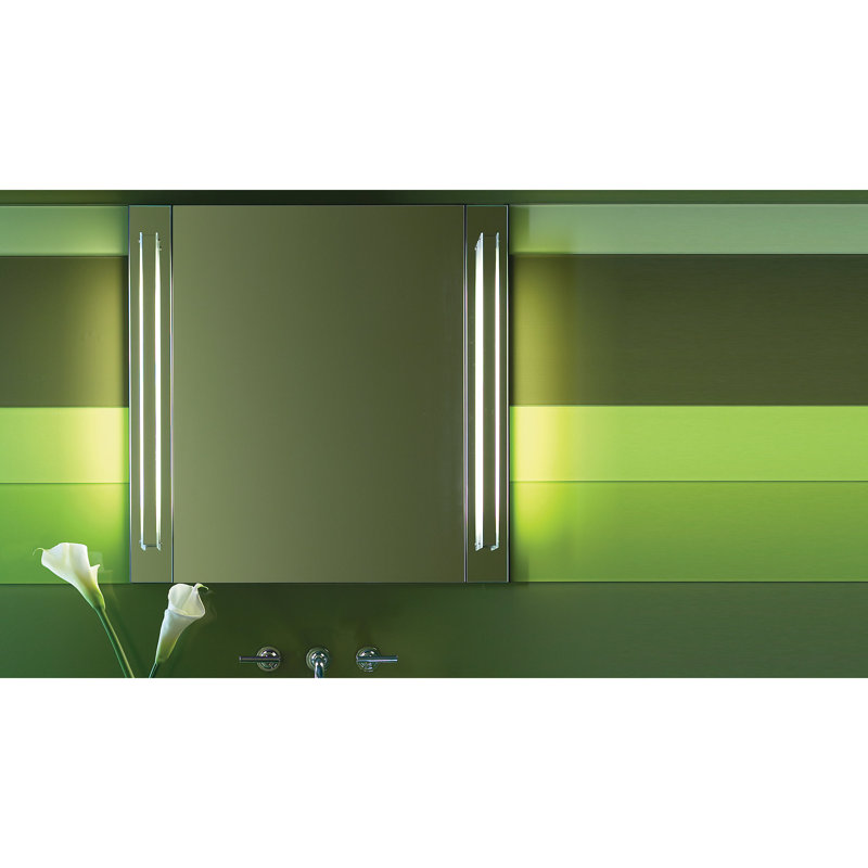 Reflexion 1-Light Bath Bar, Chrome, 3.5" H x 30" W x 2.63" D