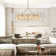 Calilynn Nordic Bubble Ball Swirled Glass Chandelier