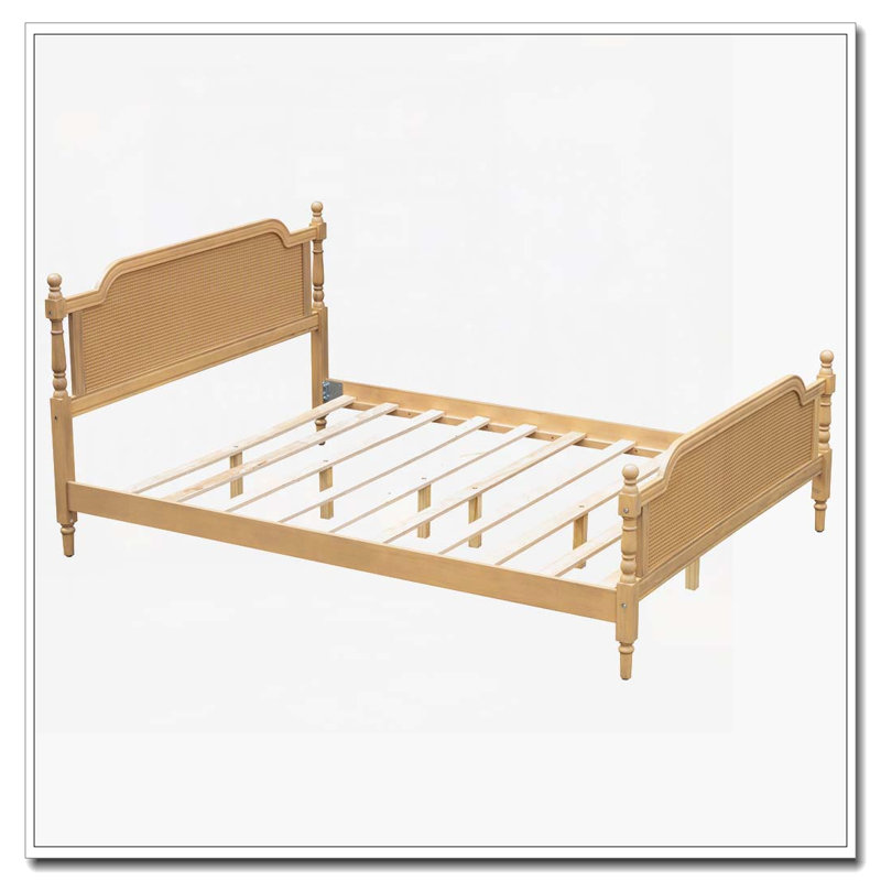 Platform Bed, Queen, Antique Walnut