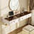 Floating Shelf With Drawer, Multi-Purpose Wall-Mounted Vanity Table For Bedroom And Bathroom-1181614440