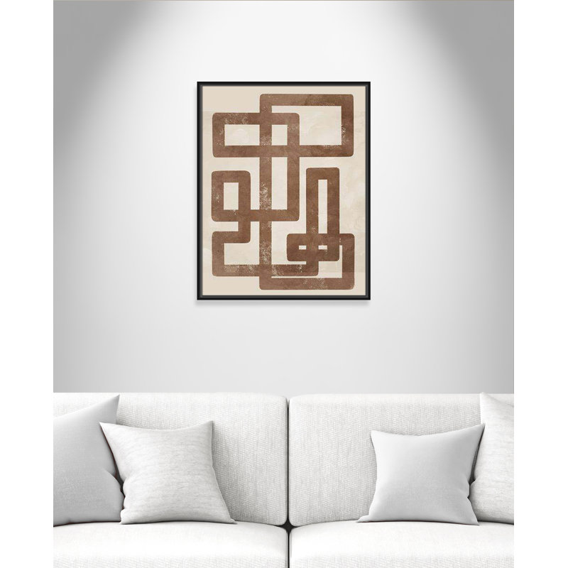 «Happy Natural Sequence II» par Marcus Prime, H 29,5 po x l 23,5 po x P 2 po, Cadre espresso