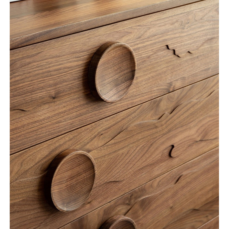 Commode d'appoint en bois massif