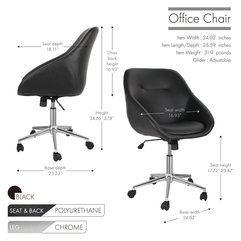 Office Chair, Black