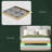 Walnut Floating Bed Frame With LED Lights-1962187939-1962187938