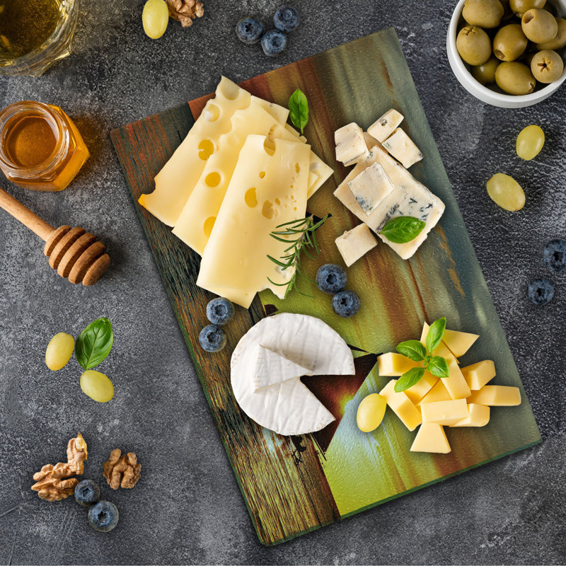 Planche à découper en verre trempé Ambesonne