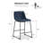 Bexhill Chenille Counter Height Chair-1005229182