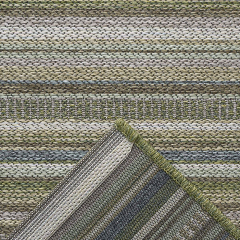 Laclede Rectangle Striped Flokati Indoor / Outdoor, Rectangle 200 x 290cm