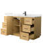Elan TK 60" Freestanding Single Bathroom Vanity with Quartz Top-2107236815-2107236801-2107236802