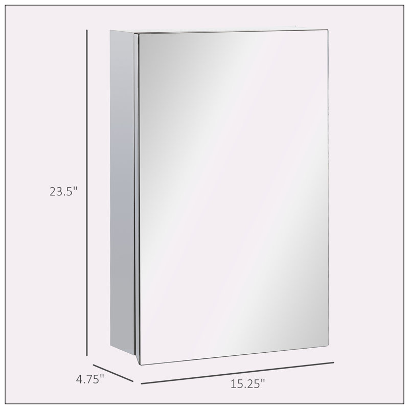 Armoire à pharmacie fixée au mur l 15,30 po H 23,50 po Jolana