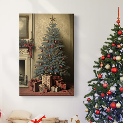 Art des Fêtes de Noël - Toile tendue avec châssis