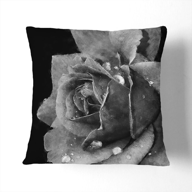 Square Throw Cushion, Stone, 40cm H x 40cm W x 15cm D