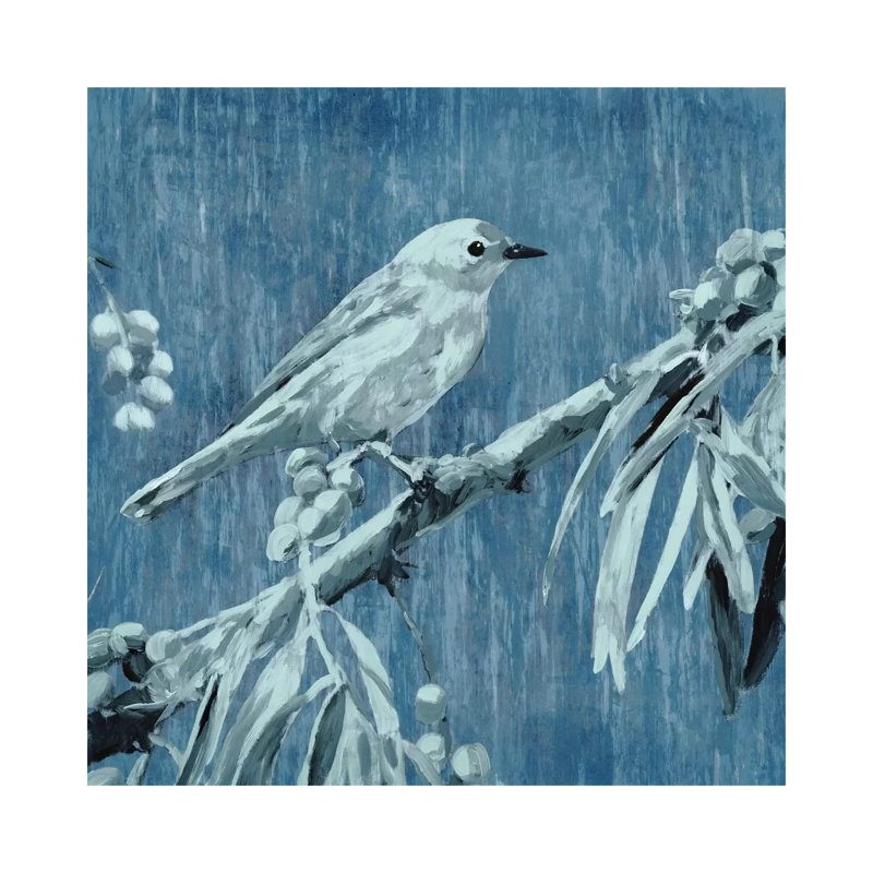Denim Songbird III by Edward Selkirk - Wrapped Canvas Gallery-Wrapped Canvas Giclée, 45.72 cm H x 45.72 cm W