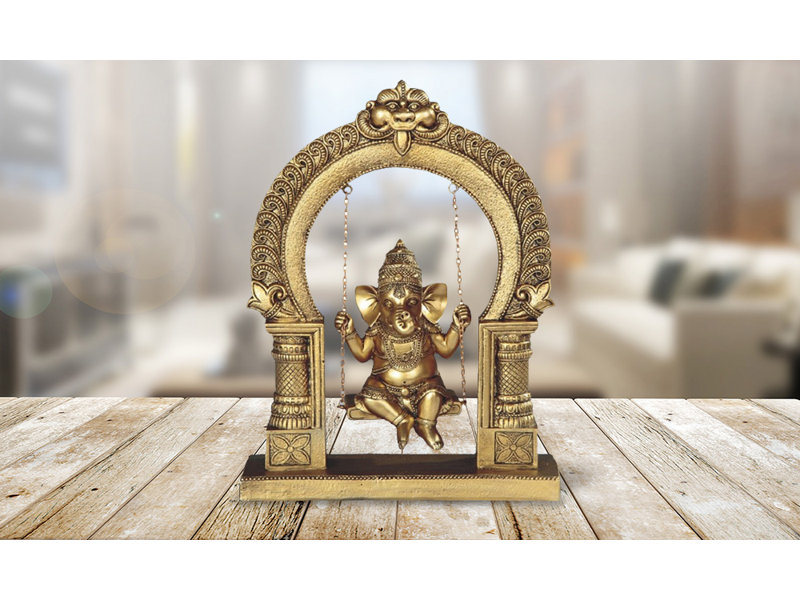 Figurine Ganesha sur balançoire
