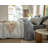 XINMIANFANG Striped Duvet Cover Set 100% Washed Cotton Linen Texture Bedding Set 3 Pcs Comforter Cover with Zipper-116484897-116484899