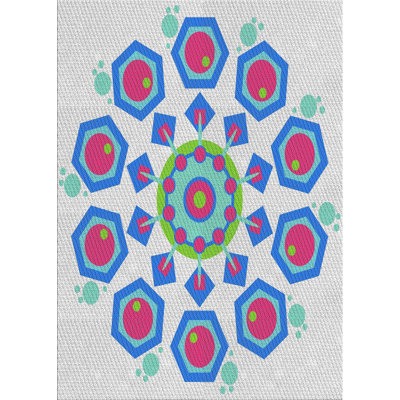 Performance Wool Geometric Indoor Rug