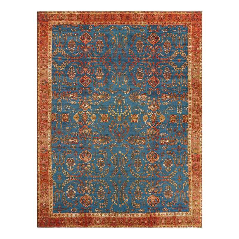 Indoor/Outdoor Traditional Area Rug, Rectangle 10' x 13'1"