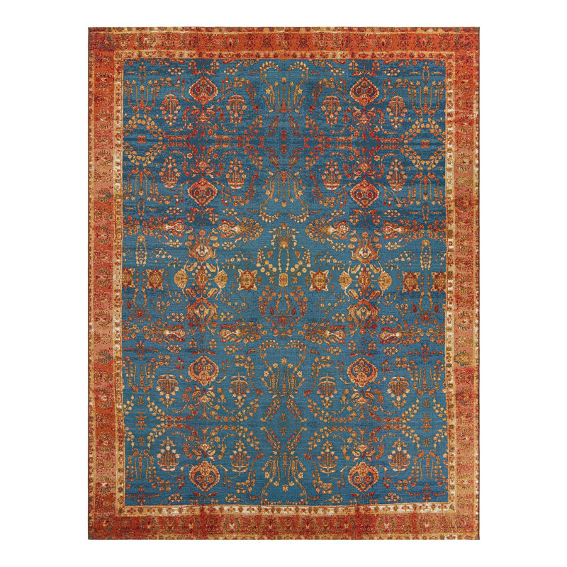 Tapis d'extérieur traditionnel, Rectangle 10 pi x 13 pi 1 po
