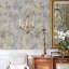 Papier peint métallique vieilli, papier peint texturé non collé, motif en béton gris, 17,3 po x 473 po, papier peint non tissé rustique moderne pour usage domestique et commercial
