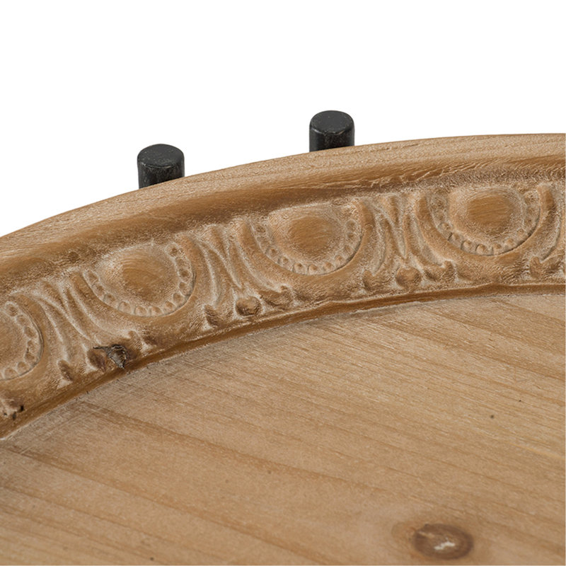 Table d'appoint avec plateau en bois exceptionnel, 21,5 po x 24 po, pour le salon et la chambre à coucher, conception moderne, fabrication en sapin et fer de qualité,