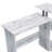 Levi Antique White & Black Finish Writing Desk (Not Including Office Chair)-1335172283