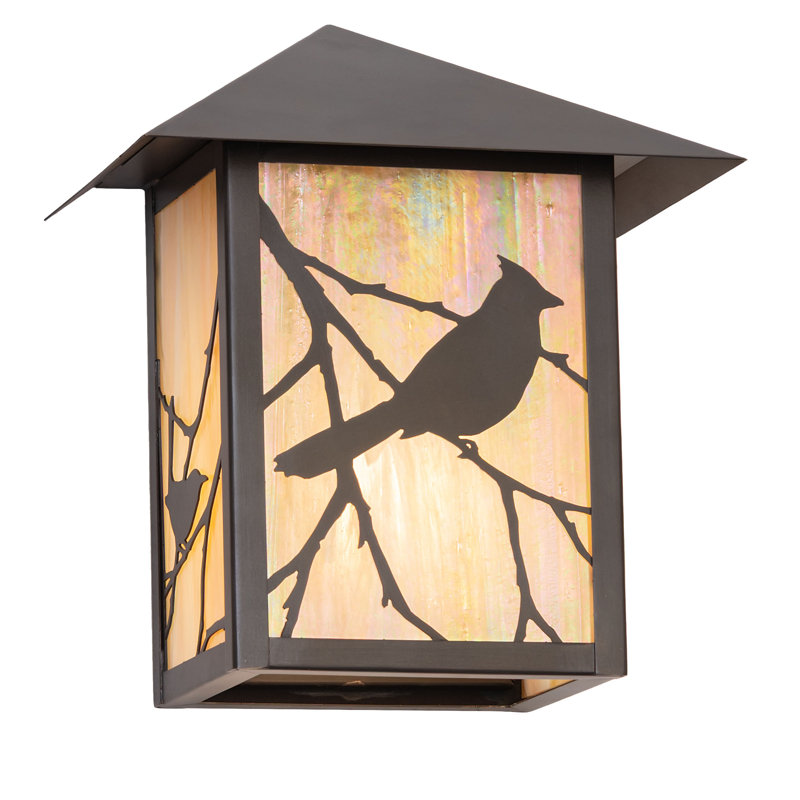 9" Wide Seneca Song Bird Right Wall Sconce