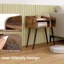 Table de chevet moderne Mid-Century avec tablettes ouvertes-625848012