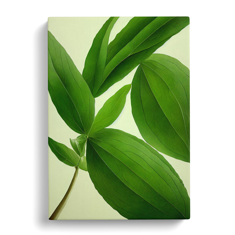 Plant Leaves No.2 - Wrapped Canvas, 50cm H x 35cm W x 3cm D